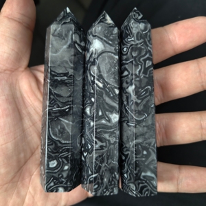 Vente en gros : Agate Crazy Tower/Sphère [Boho] – Pierre décorative sculptée en cristal pour attirer la richesse, pierre concassée - Product Image 2