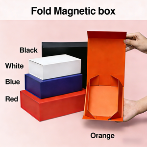 Foldable Design Premium Magnetic Hard <b>Box</b> Rigid Magnetic Closure Folding <b>Box</b> - Product Image 6