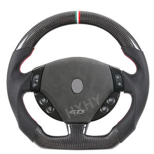Volant en fibre de carbone de voiture personnalisé HXHY pour <span class=keywords><strong>Maserati</strong></span> Ghibli Levante Quattroporte Granturismo GT Sport compétitif - Product Image 3