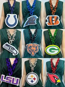 Collar de Espuma EVA 3D de Alta Calidad con Colgante del Equipo de Fútbol Americano Houston Texans, Ideal para Fanáticos - Product Image 4