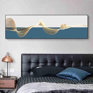 New <strong>Chinese</strong> Style Abstract Decoration Painting Modern Minimalist Living Room Banner Bedroom Bedside Master Room Mural - Product Image 4