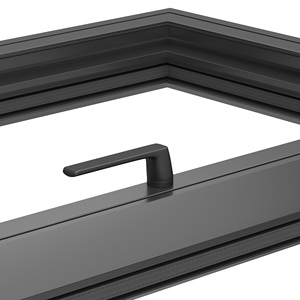 Fenêtre à battant en aluminium à triple <span class=keywords><strong>vitrage</strong></span> <span class=keywords><strong>isolant</strong></span> phonique personnalisé, de qualité supérieure, pour la construction de villas - Product Image 6
