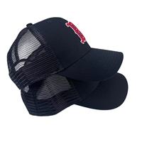 Gorra impermeable de mezcla de lana negra de 6 paneles, parche de goma, Logo, gorra de béisbol, corte láser, camiseta de Golf, fabricante de bolas magnéticas, deportes de Golf