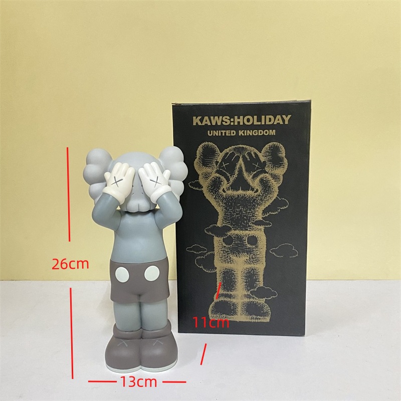 Cubrebocas gris de 25 cm de alto.