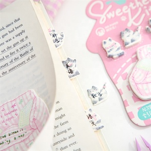 120 tờ tùy chỉnh chết cắt hình ghi chú nhỏ giải thưởng Quà Tặng phim hoạt hình văn phòng phẩm dễ thương tự dính hình mèo Lưu ý cuốn sách - Product Image 6