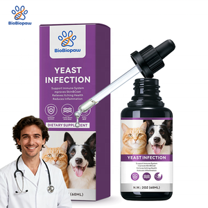 犬用酵母感染液猫用健康補助食品免疫サポートペット用酵母感染液滴 - Product Image 1