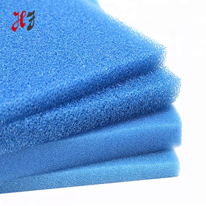 Yüksek kaliteli 50X50X5cm mavi renk poliüretan sünger filtre aktif karbon filtre Pad için su <span class=keywords><strong>tank</strong></span>ı akvaryum - Product Image 3