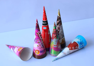 Máquina cónica para hacer tazas de helado Máquina para hacer fundas de cono de papel con componentes de núcleo de motor Máquina plegable de papel - Product Image 2