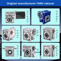 Boîte de vitesses à vis sans fin NMRV, moteur pas à pas DC, réducteur RV, rapport 50:1, montage vertical, vitesse variable, robot, haute efficacité