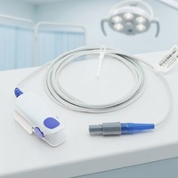 Compatible avec le capteur Spo2 Edan IM8B, clip de doigt IM9A pour adulte, 8 broches, 3 mètres, sonde Spo2 réutilisable pour usage hospitalier