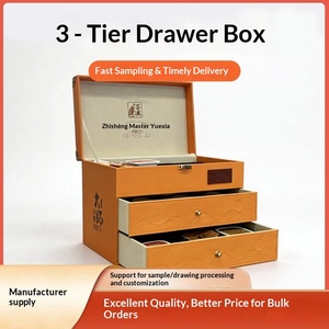 2026 New 3-Tier <b>Drawer</b> Display <b>Box</b> with Lid Custom Made Premium <b>Storage</b> Organizer - Product Image 2