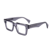 Lunettes de lecture optiques de haute qualité en acétate, anti-lumière bleue, ovales, unisexes, rétro, mode 2024, avec logo personnalisé, étui à lunettes en diamant