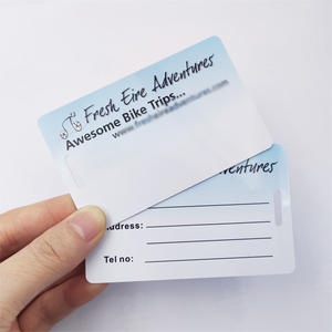 <span class=keywords><strong>Étiquette</strong></span> de sac d'avion en plastique dur CR80 personnalisée de vente chaude <span class=keywords><strong>étiquette</strong></span> d'<span class=keywords><strong>étiquette</strong></span> de <span class=keywords><strong>bagage</strong></span> d'impression offset de carte d'identité de nom personnalisée avec boucle - Product Image 2