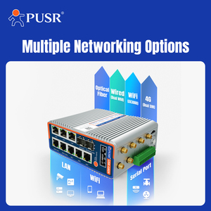 Router Edge Gigabit PUSR Dual Band con SIM <span class=keywords><strong>4G</strong></span> WiFi6 Python Qualcomm WiFi6 AX3000 8GB Router Cellulare Industriale USR-G809s-G - Product Image 2