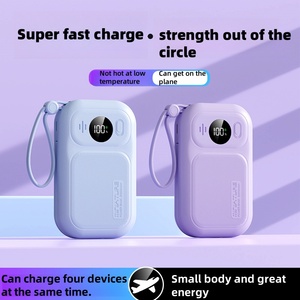 แบตเตอรี่สำรองขนาด 20000mAh 22.5W รองรับการชาร์จเร็วแบบสองทิศทาง แบตเตอรี่ลิเธียมโพลิเมอร์ หน้าจอ LED พอร์ต USB/Type-C คู่ ดีไซน์พกพาสะดวก - Product Image 3