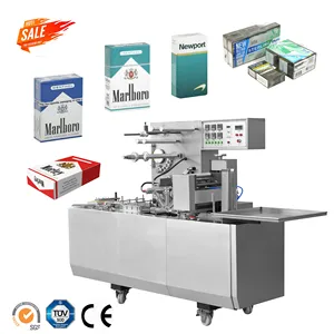 automatic 3d soap medical box bopp film cellophane machine for perfumes playing card box cellophane packing packaging machine