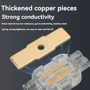 Connecteur de câble LED/<span class=keywords><strong>RGB</strong></span> étanche IP68 en PC transparent avec gel de scellement pour usage extérieur 3-3 broches/2-2 broches/1-2 broches/1-3 broches - Product Image 3