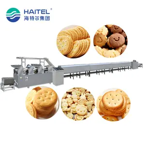 Sıcak satış otomatik üretim hattı bisküvi üretim yapmak makinesi küçük