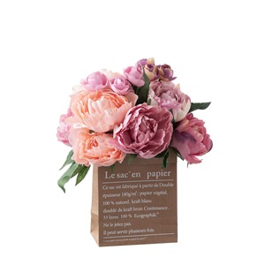 CallaFloral - Ramos de Peonías Artificiales Color Champán, Decoración para Bodas, Ramo de Mano - Product Image 5