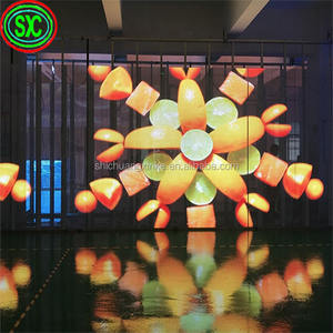 Intérieur G3.91-7.82 Publicité Pantalla Vidéo Panneau Mural Film Verre Transparent Clair Écran d'affichage LED - Product Image 2