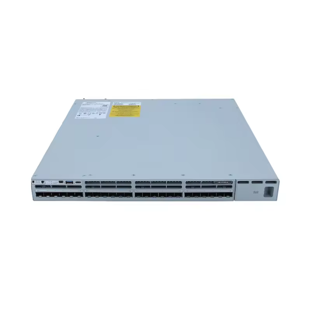 C9300X-12Y-A New Original 9300X Series 25G/10G/1G SFP28 Modular Uplinks L3 Switch QoS SNMP 128G Capacity Stackable 1000m