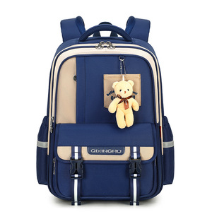 Custom Logo OEM ODM Grade 1-6 Primary School <b>Backpack</b>, Large Capacity Waterproof Spine Protection Lightweight Load Reduction Kid - Product Image 4