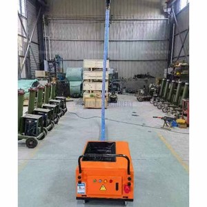 Bomba de Concreto Eléctrica de 220/380V para Estructuras Secundarias, Bomba de Concreto Móvil Pequeña con Remolque, Nueva - Product Image 4