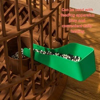 Cage à oiseaux circulaire rétro portable personnalisable, adaptée à une utilisation familiale en extérieur, convient à toutes les saisons, cage pour perroquet
