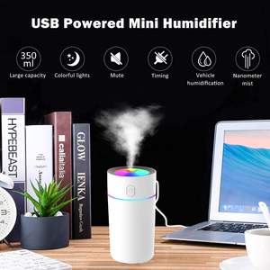 Humidificador de Aire Portátil, Colorido, Mini, de 300 ml, con Rociador de Agua, Ultrasónico, USB, para Coche, Venta al Por Mayor - Product Image 2