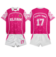 Conjunto de Uniforme de Fútbol Personalizado para Verano, Sublimado, Transpirable, de Secado Rápido, con Nombre, Número y Equipo Personalizados