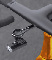 Support de fixation pour ordinateur de vélo ZOYOSPORTS en alliage d'aluminium, compatible avec les vélos de route et de gravier, support de lampe, support de montage adapté aux guidons de 31,8 mm