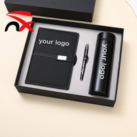 Nouvel ensemble cadeau d'entreprise avec logo personnalisé, tasse isotherme, bloc-notes et stylo, pour les activités de promotion d'entreprise
