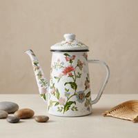 Théière en métal moderne, capacité 1,5 L, pour restaurants et hôtels, design écologique