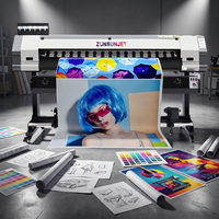 Impresora de Gran Formato con Tinta Solvente en China, Impresora de Sublimación I3200, Máquina de Impresión de Pancartas con Tinta Ecológica en Venta