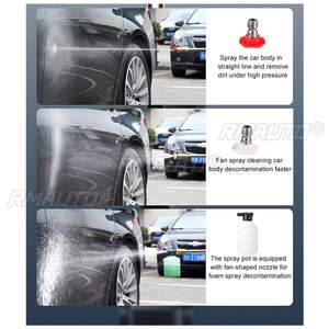 Pistolet de lavage de voiture sans fil haute pression 3000W 100 bars, générateur de mousse, nettoyeur à eau, batterie 50000 mAh - Product Image 3