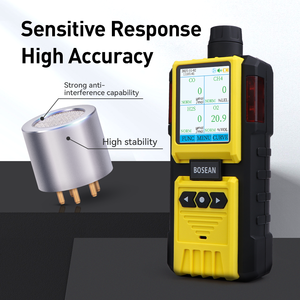 Détecteur de fuite de gaz d'oxygène O2 Bosean, détecteur de dioxyde de soufre, analyseur de gaz de combustion H2 avec pompe - Product Image 2