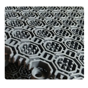 Anti-Slip <b>Waterproof</b> Multi-Functional Heavy-Duty Vinyl Flooring Doormats with Click Installation for Entryway Grey - Product Image 1