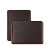 M30 Personnalisable Logo Vintage Sleeve Simple Style Portable Notebook Etui de Protection Crazy Horse en Cuir Véritable Ordinateur Portable