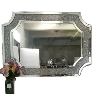 2022 New Modern Wall <strong>Mirror</strong> Crushed Diamond Glass Refined Rectangle Shape Decorative <strong>Mirror</strong> 4mm Thick Bathroom Living <strong>Room</strong> <strong>Bed</strong> - Product Image 1