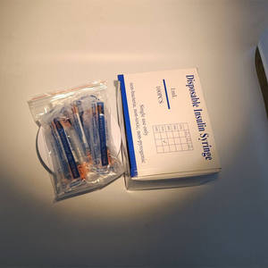 Jeringas de Insulina Desechables y Estériles de Seguridad, 100 Unidades, 0.3ml, 0.5ml, 1ml, U-100, U-40, <span class=keywords><strong>Ultra</strong></span> Finas, para Uso Veterinario - Product Image 2