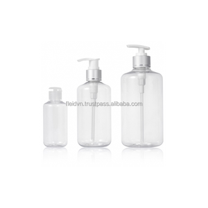 Flacon de shampoing vide en plastique recyclé Ocean avec pompe pulvérisatrice pour soins capillaires - Impression et logo personnalisables - Product Image 3