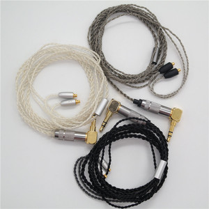 Reproductor de MP3 Twisted con cable Shure chapado en plata para adaptador de auriculares Se535 Se846 Ue900 Es50 Es60 - Product Image 5