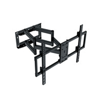 Support mural télescopique en acier pour moniteur d'ordinateur ou téléviseur de 60 à 110 pouces, bras articulé à 45 degrés, VESA simple, pour usage bureautique