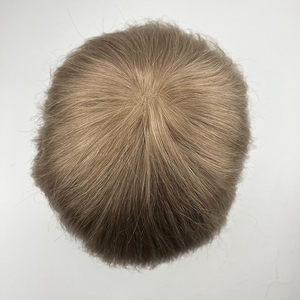 Perruque en dentelle pour hommes, très vendue, avec base en dentelle complète, confortable et respirante, cheveux Remy pour hommes - Product Image 5