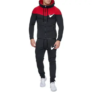 Manluo Mens Winter Sweatsuits Warm Tracksuits Thick Sports Suits Hoodies Casual 