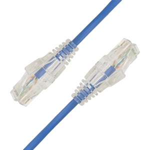 สายแพทช์ Cat6a แบบบาง SN-PC6ASL-28 4คู่28AWG เกลียวทองแดงมาตรฐานการรักษาความปลอดภัยโทรคมนาคม RJ45 - Product Image 1