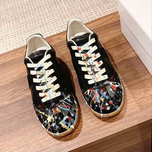 Zapatos Derby de Marca Personalizados con Graffiti Artístico de Alta Calidad, Zapatillas Deportivas Casuales de Diseñador de Lujo para Caminar, Correr y Hacer Deporte para Mujer - Product Image 1
