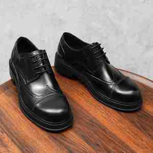 Zapatos Casuales de Cuero Genuino para Hombre, Hechos a Mano, Perforados, Transpirables, Antideslizantes, Venta al Por Mayor - Product Image 3