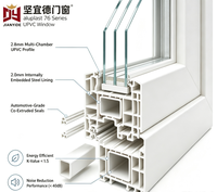 Ventana Abatible de PVC Segura para Niños - Ventilación Anticaída y Antirrefuerzo de Aire, Ventana de Doble Acción de PVC Multicámara de Última Generación