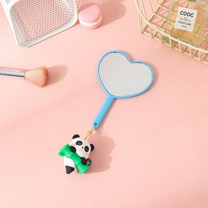 Mini Heart Shape Handheld Cosmetic Mirror Single Sided <b>Pocket</b> Makeup Mirror Custom Logo Promotional Gift for Women - Product Image 5
